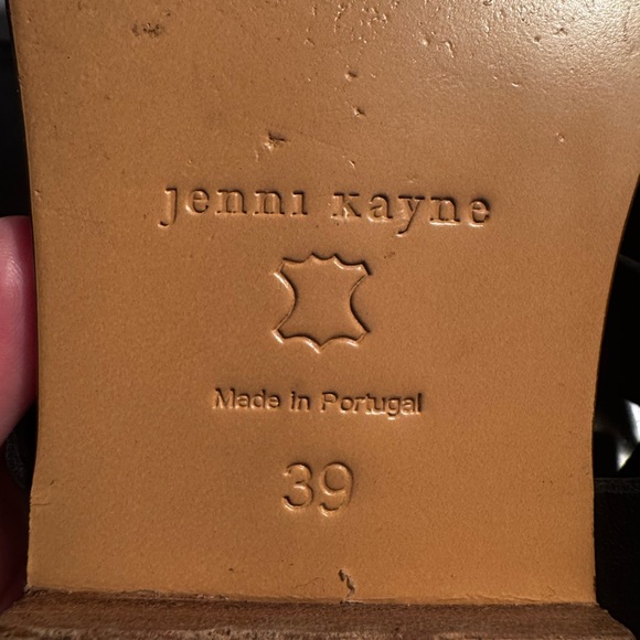 Jenni Kayne Black Leather Fisherman Sandals - Picture 3 of 4